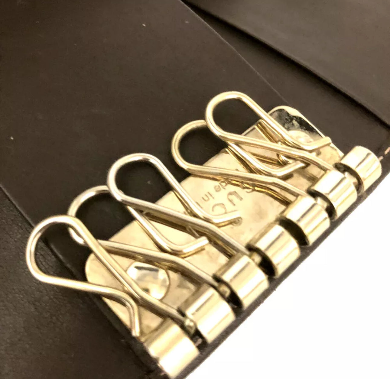 Gucci Lovely Heart GG Logo 6 Ring Key Case