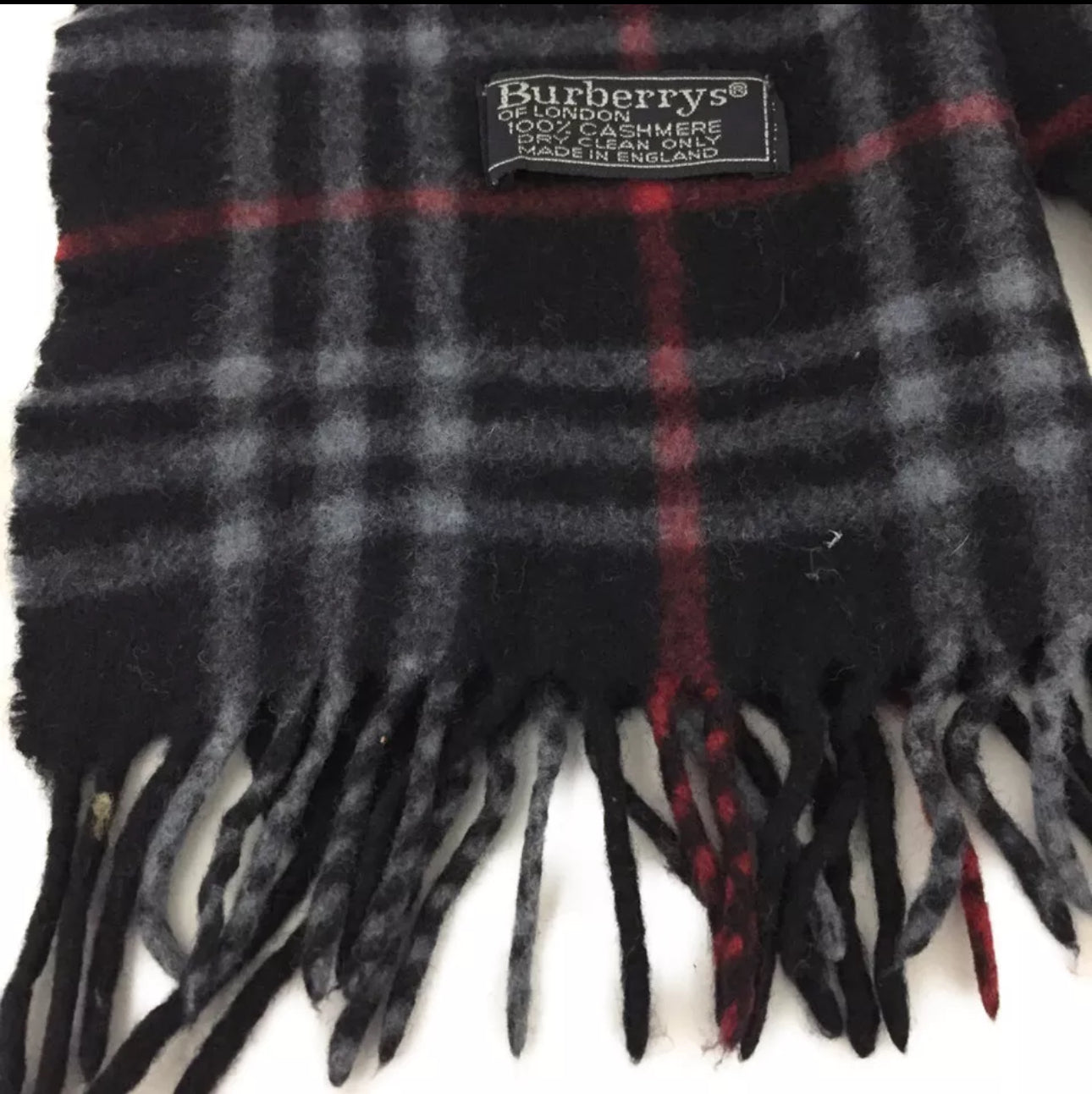 Burberry's Check 100% Cashmere Scarf