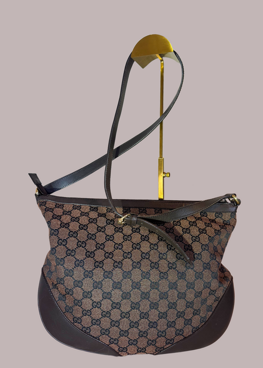 Gucci Monogram Canvas Crossbody