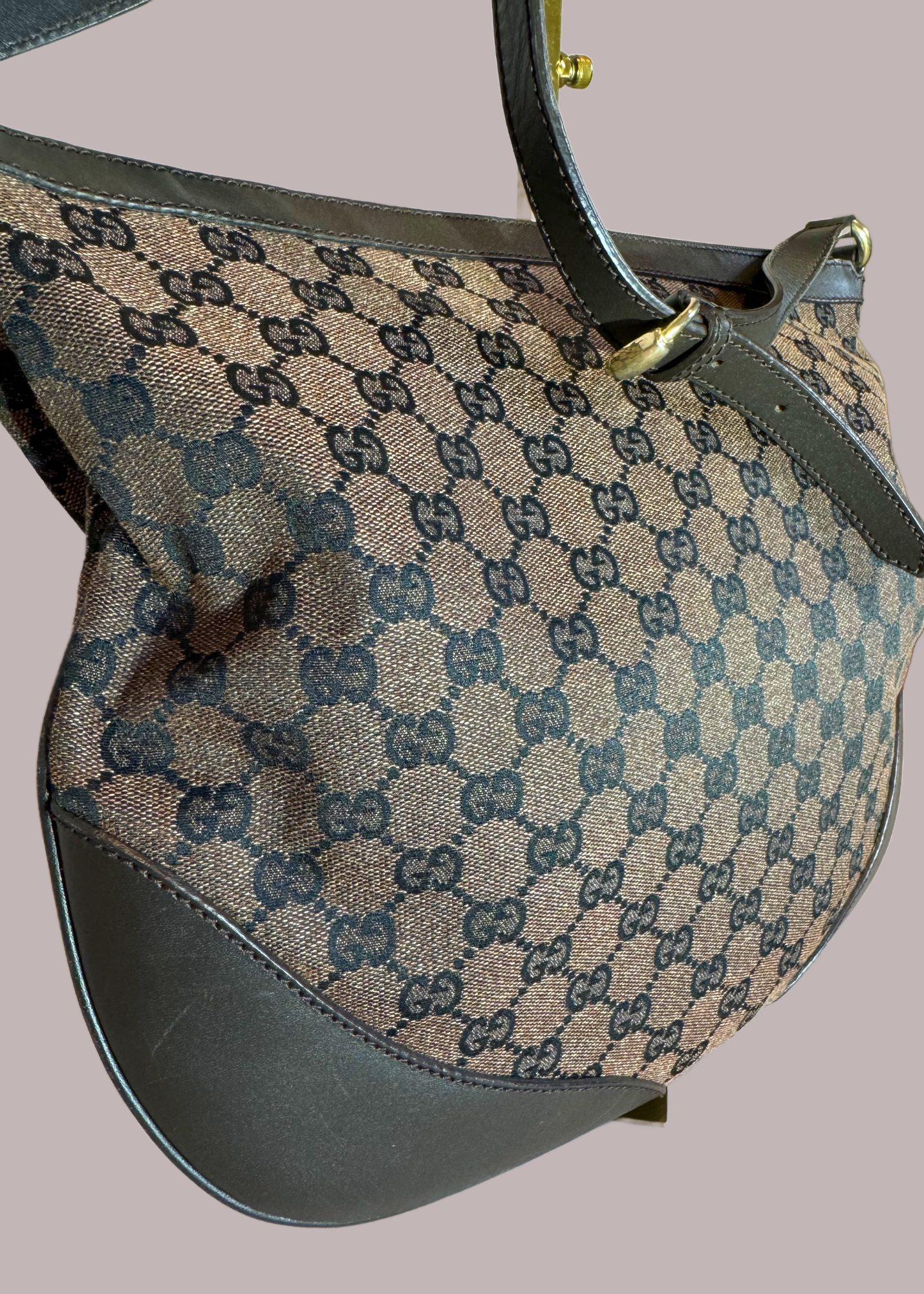 Gucci Monogram Canvas Crossbody